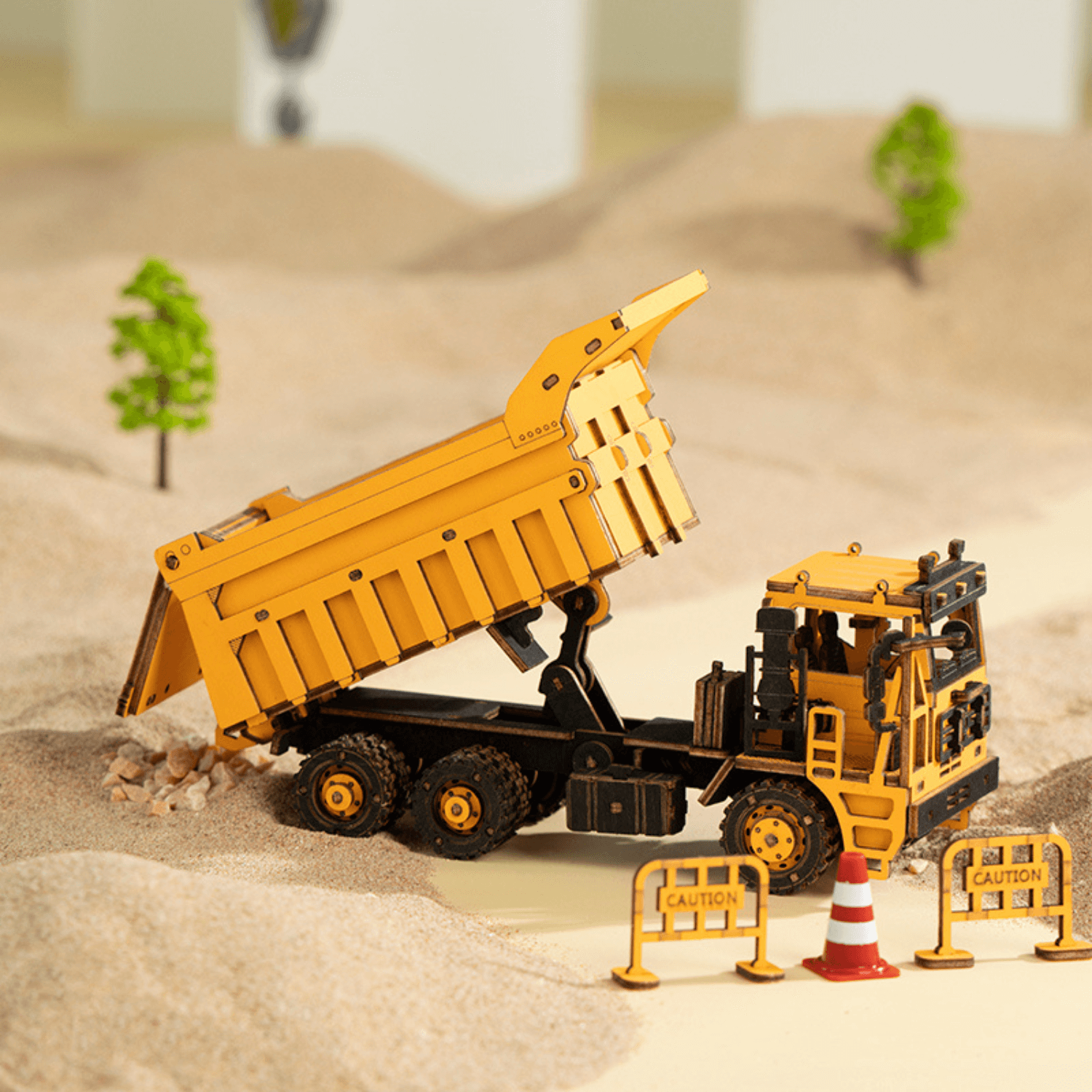 Dump Truck | Construction Machinery-3D Puzzle-Robotime--