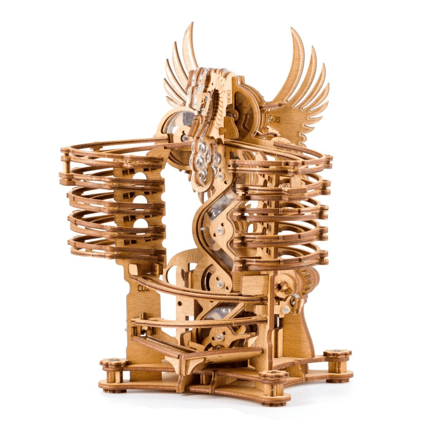 Marble run "Dragon"-Mechanical wooden puzzle-iDventure--