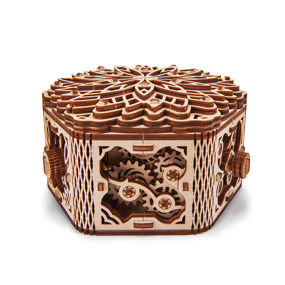 Mysterious flower-mechanical wooden puzzle-WoodTrick--