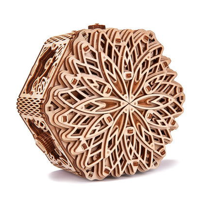 Mysterious flower--mechanical wooden puzzle--WoodTrick--