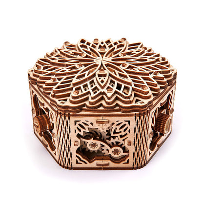 Mysterious flower-mechanical wooden puzzle-WoodTrick--