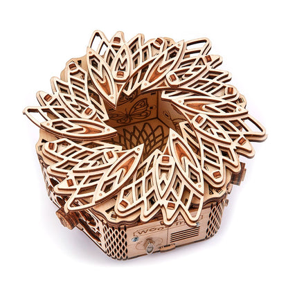 Mysterious flower-mechanical wooden puzzle-WoodTrick--