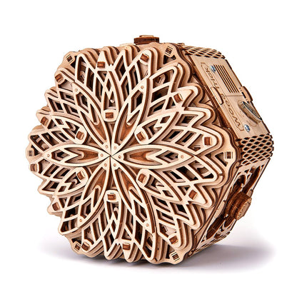 Mysterious flower-mechanical wooden puzzle-WoodTrick--