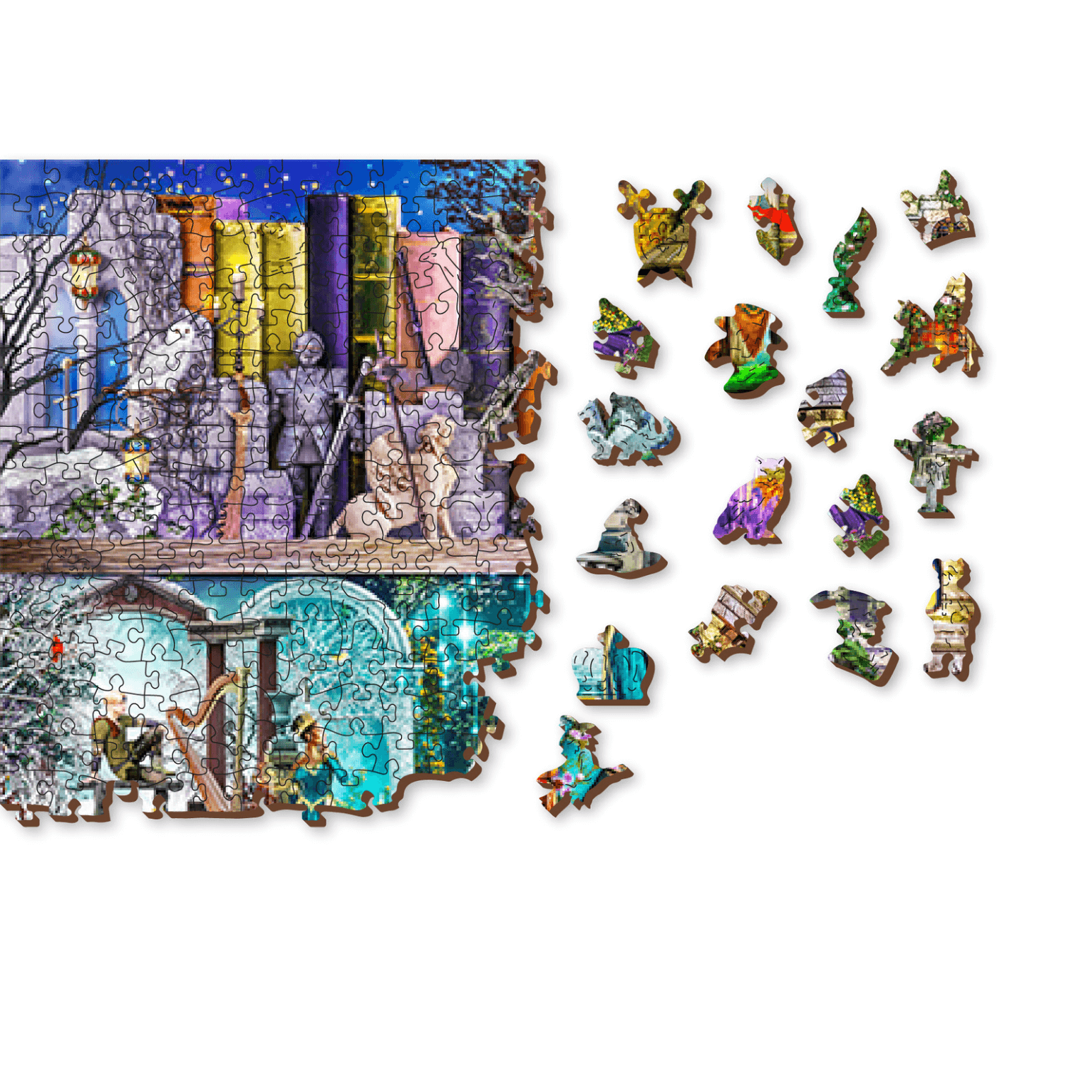 Once upon a time there was a fairy tale... | Wooden jigsaw puzzle 2000-WoodenCity--