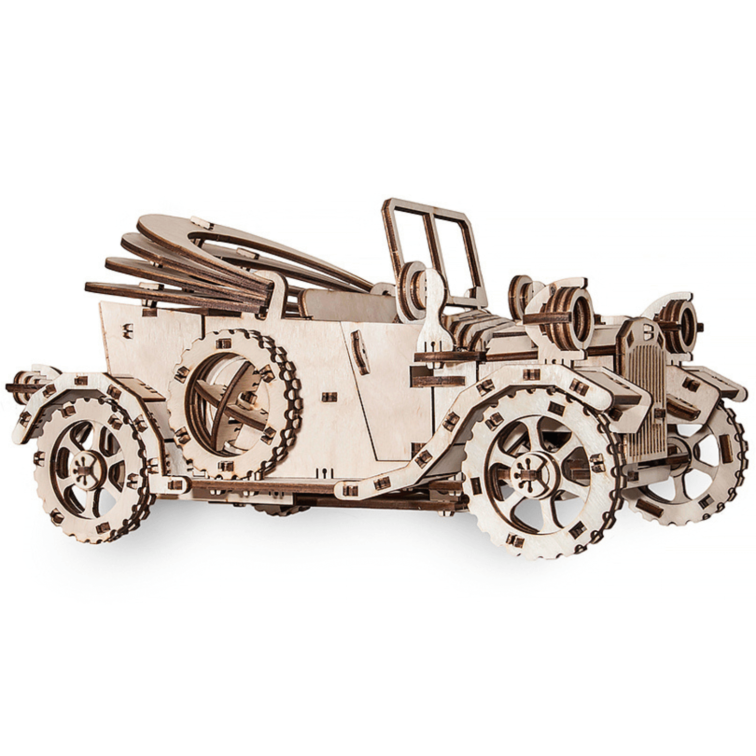 Retrocar | Vintage Car Mechanical Wooden Puzzle-Eco-Wood-Art--