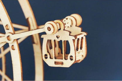 Mechanical music box - Ferris Wheel-Mechanical wooden puzzle-Robotime--