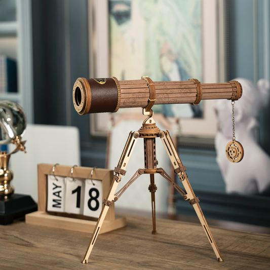 Monocular Telescope Mechanical Wooden Puzzle-Robotime--