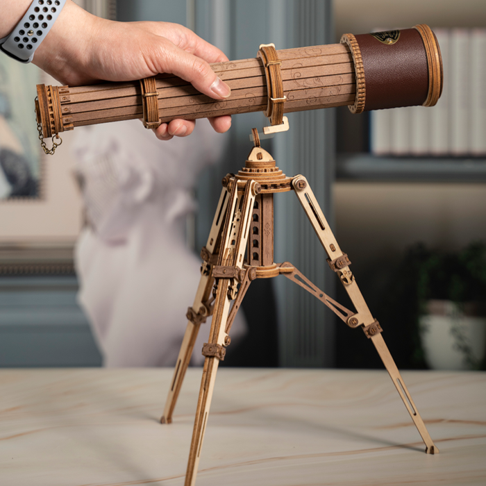 Monocular Telescope Mechanical Wooden Puzzle-Robotime--