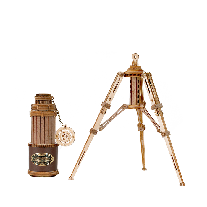 Monocular telescope mechanical wooden puzzle-Robotime--