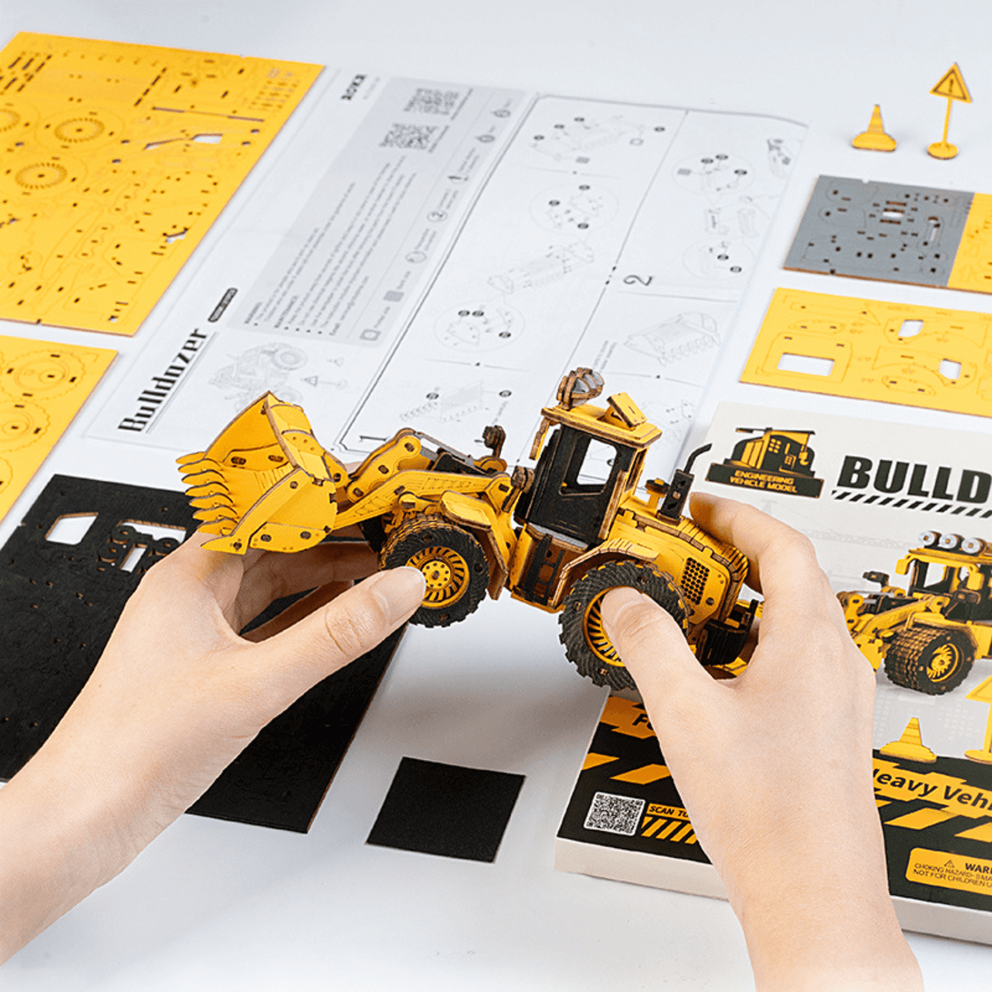 Shovel loader | Construction machinery-3D Puzzle-Robotime--