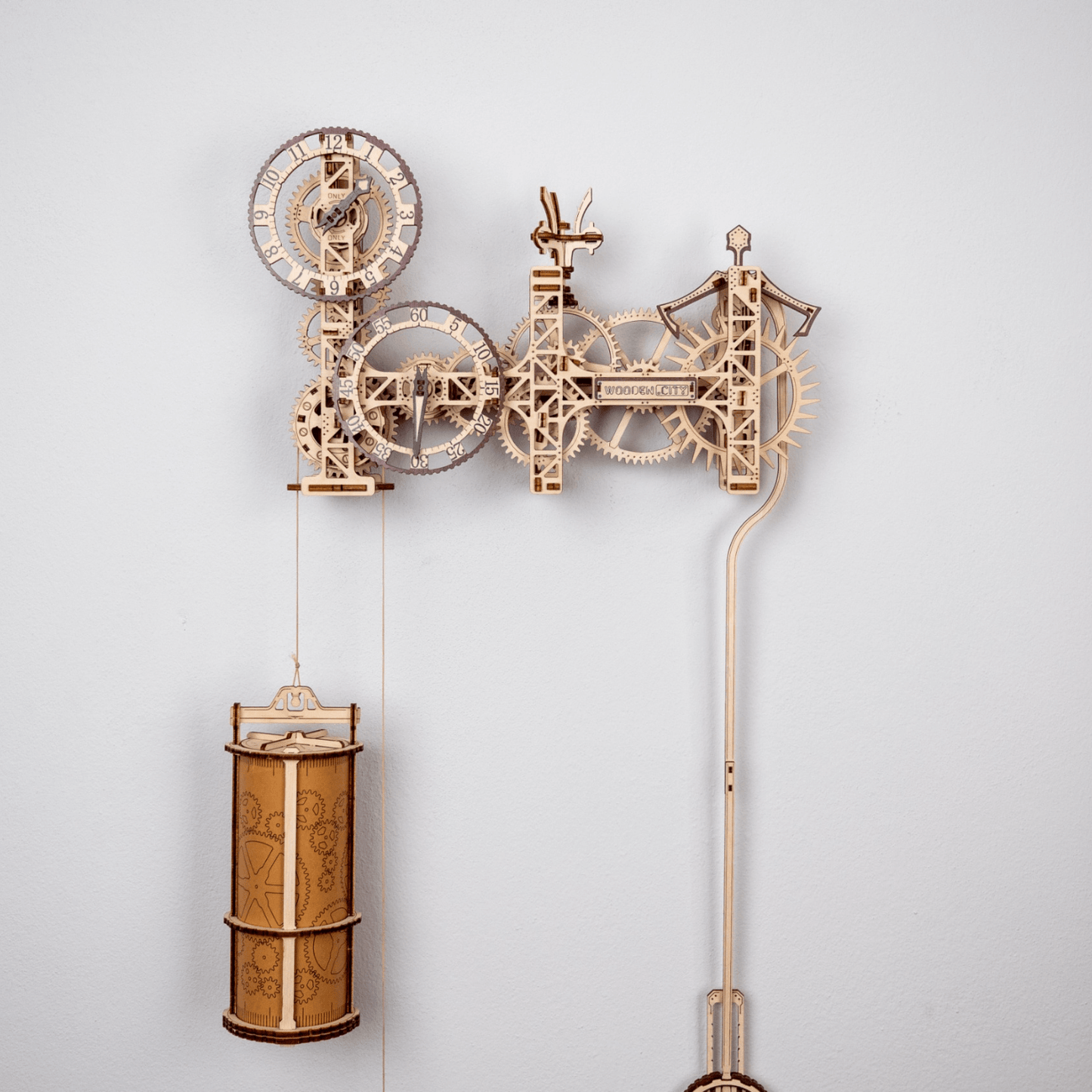 Steampunk Wall Clock | Wall Clock-Mechanical Wooden Puzzle-WoodenCity--