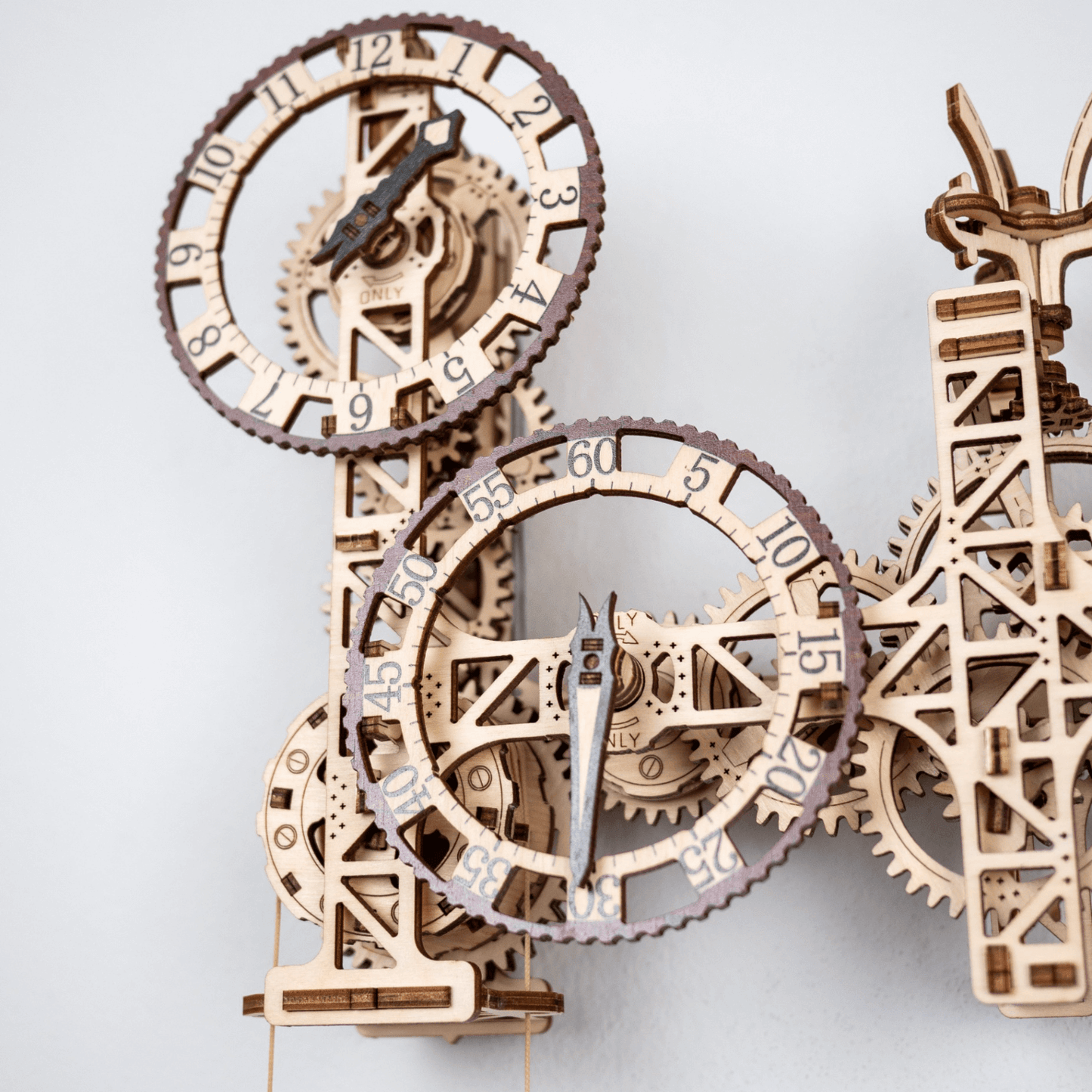 Steampunk Wall Clock | Wall Clock-Mechanical Wooden Puzzle-WoodenCity--