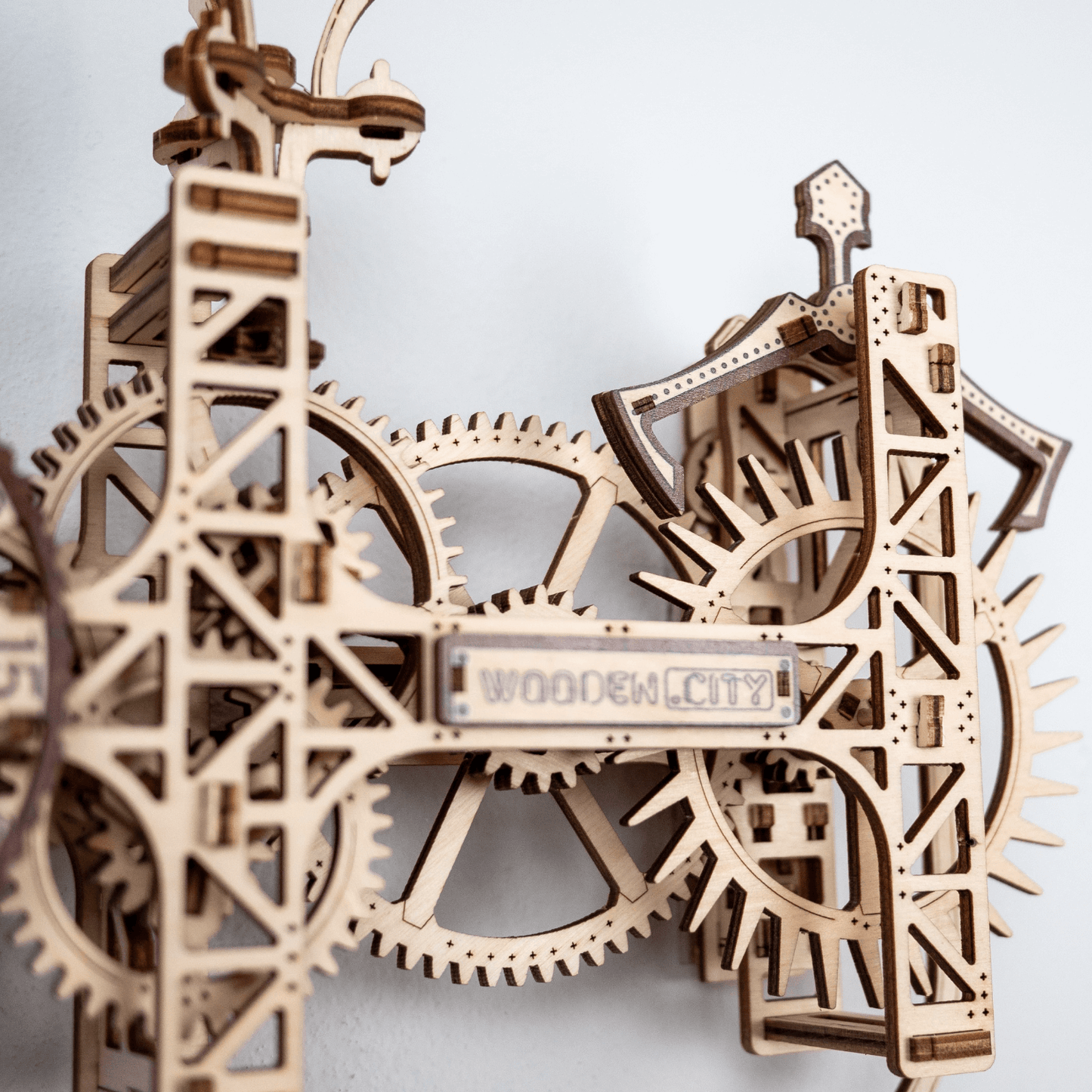 Steampunk Wall Clock | Wall Clock-Mechanical Wooden Puzzle-WoodenCity--