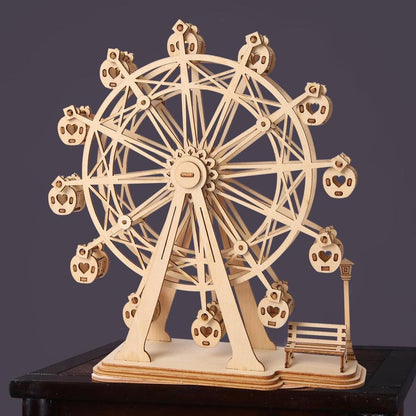 Giant wheel wooden jigsaw-3D Puzzle-Robotime--