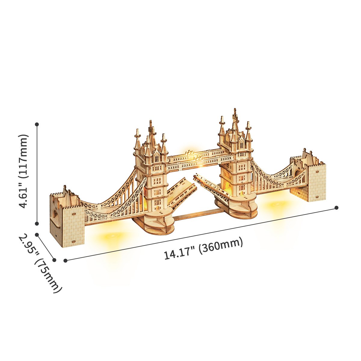 Tower Bridge Puzzle-3D Puzzle-Robotime--