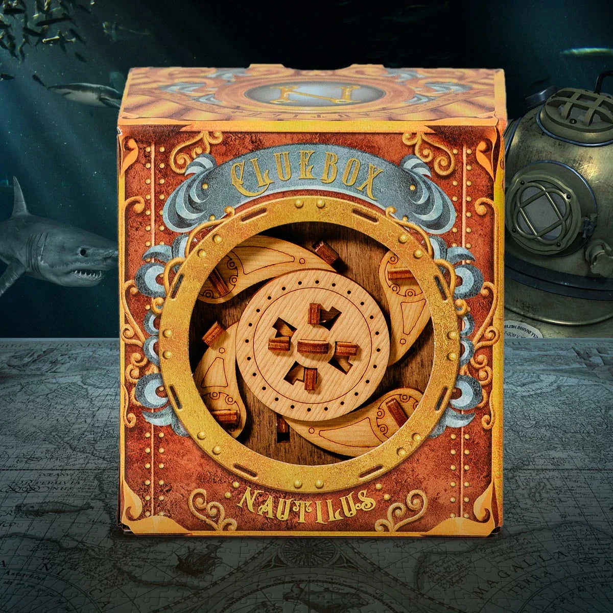Cluebox "Captain Nemo's Nautilus"-Escape Room Game-iDventure--