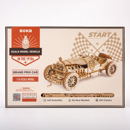 Grand Prix Car 1:16-3D Puzzle-Robotime--