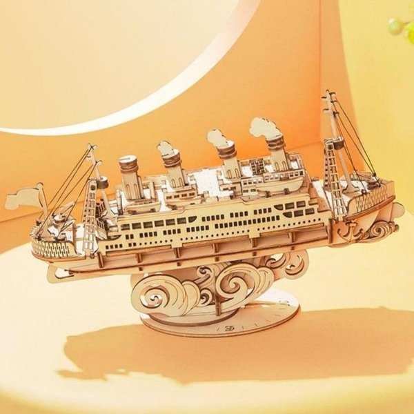 Cruise Ship 3D Puzzle-Robotime--