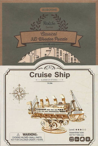 Cruise Ship-3D Puzzle-Robotime--