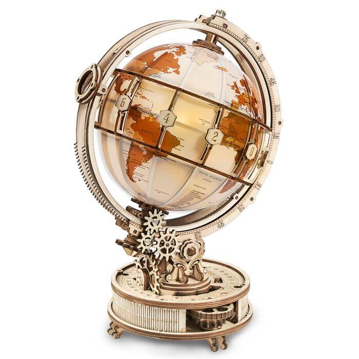 Luminous Globe-Mechanical Wooden Puzzle-Robotime--