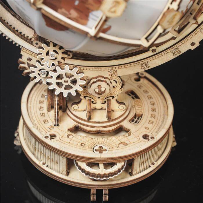 Luminous globe-mechanical wooden puzzle-Robotime--