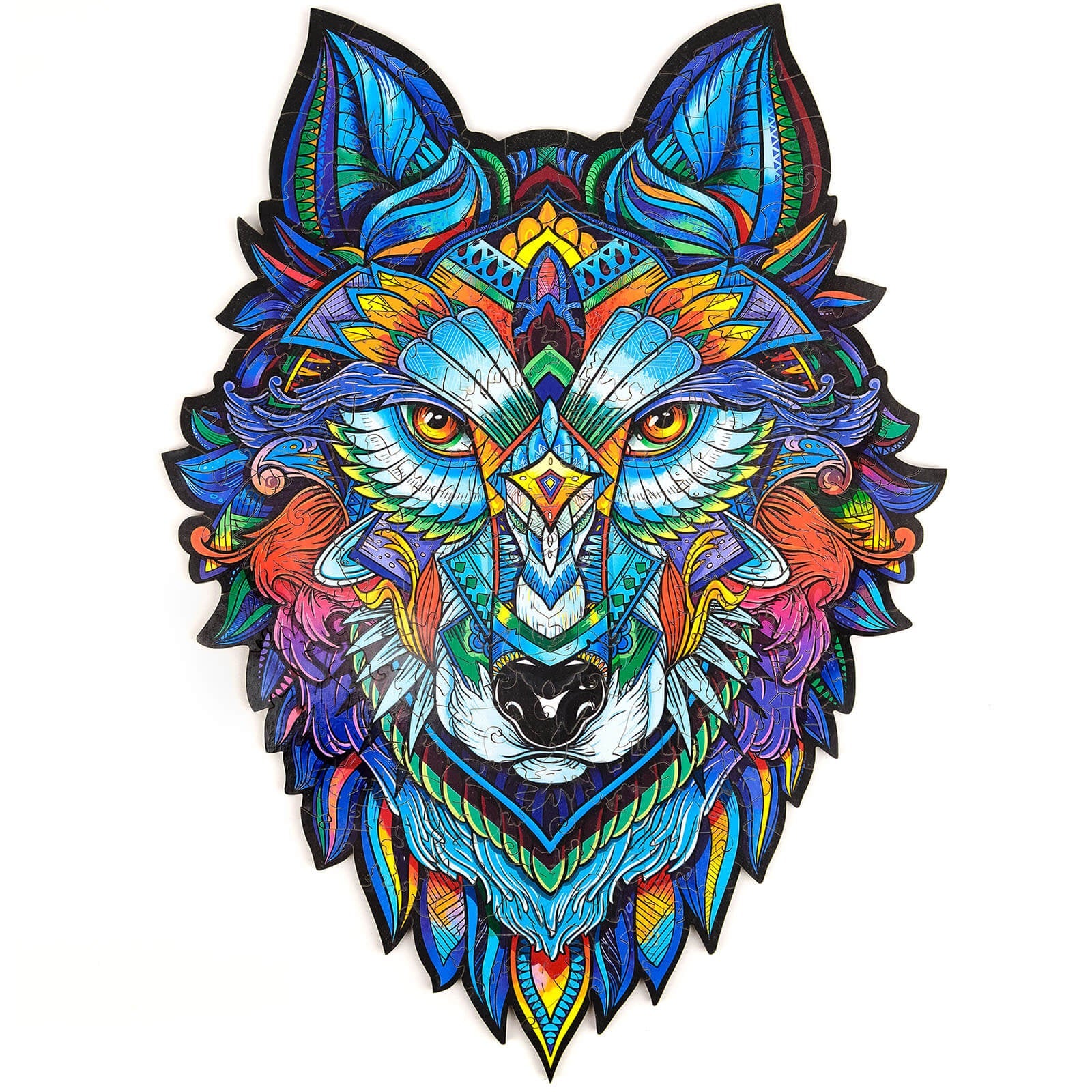 Majestic Wolf Wooden Puzzle-Unidragon--