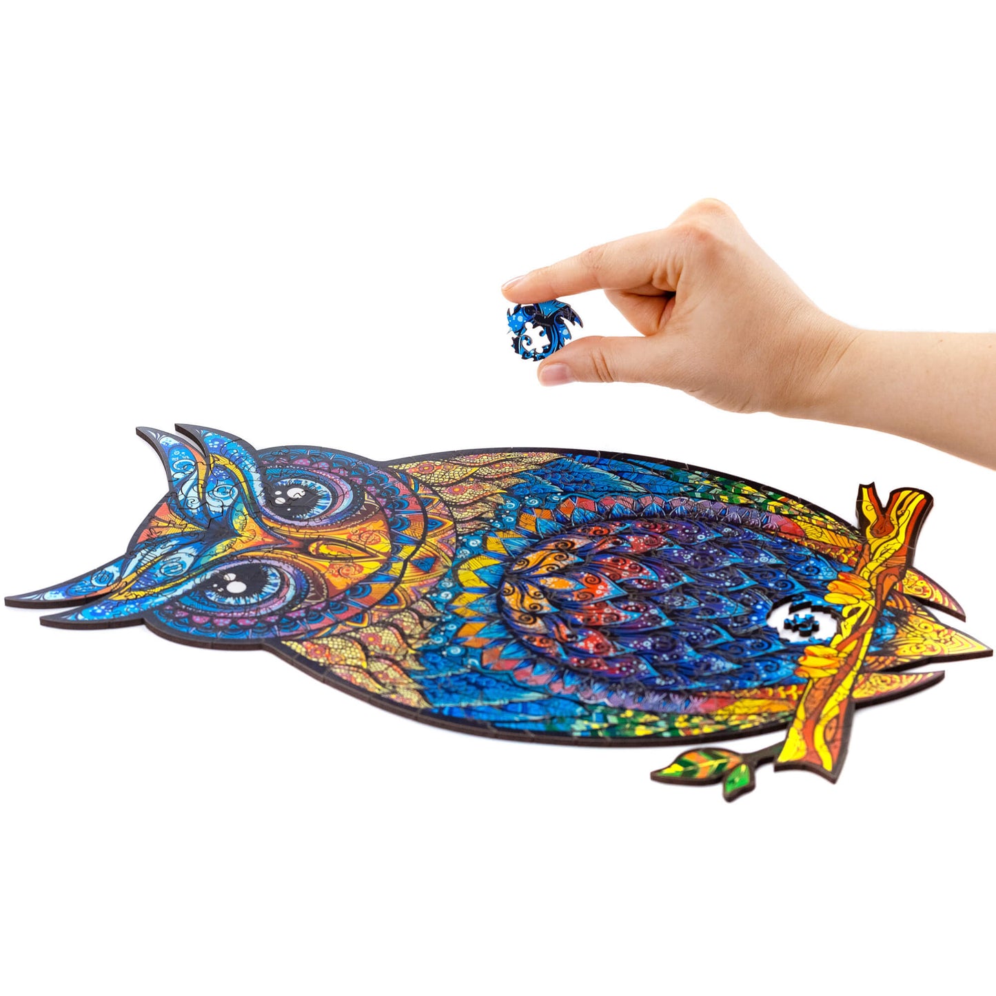 Graceful Owl-Wooden Puzzle-Unidragon--