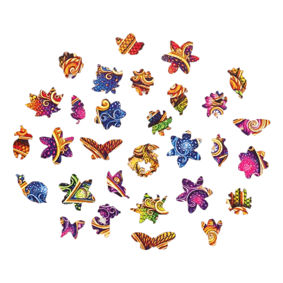 Mandala Puzzle Inexhaustible Prosperity-Wooden Puzzle-Unidragon--