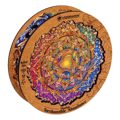 Mandala Puzzle Inexhaustible Prosperity-Wooden Puzzle-Unidragon--