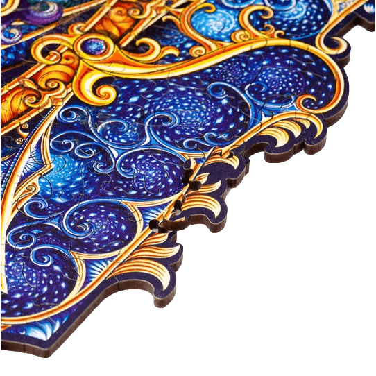 Mandala Puzzle Inexhaustible Prosperity-Wooden Puzzle-Unidragon--