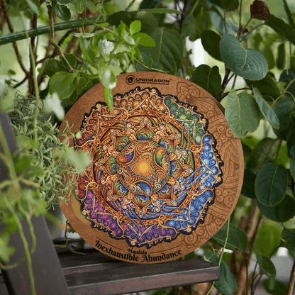 Mandala Puzzle Inexhaustible Prosperity-Wooden Puzzle-Unidragon--