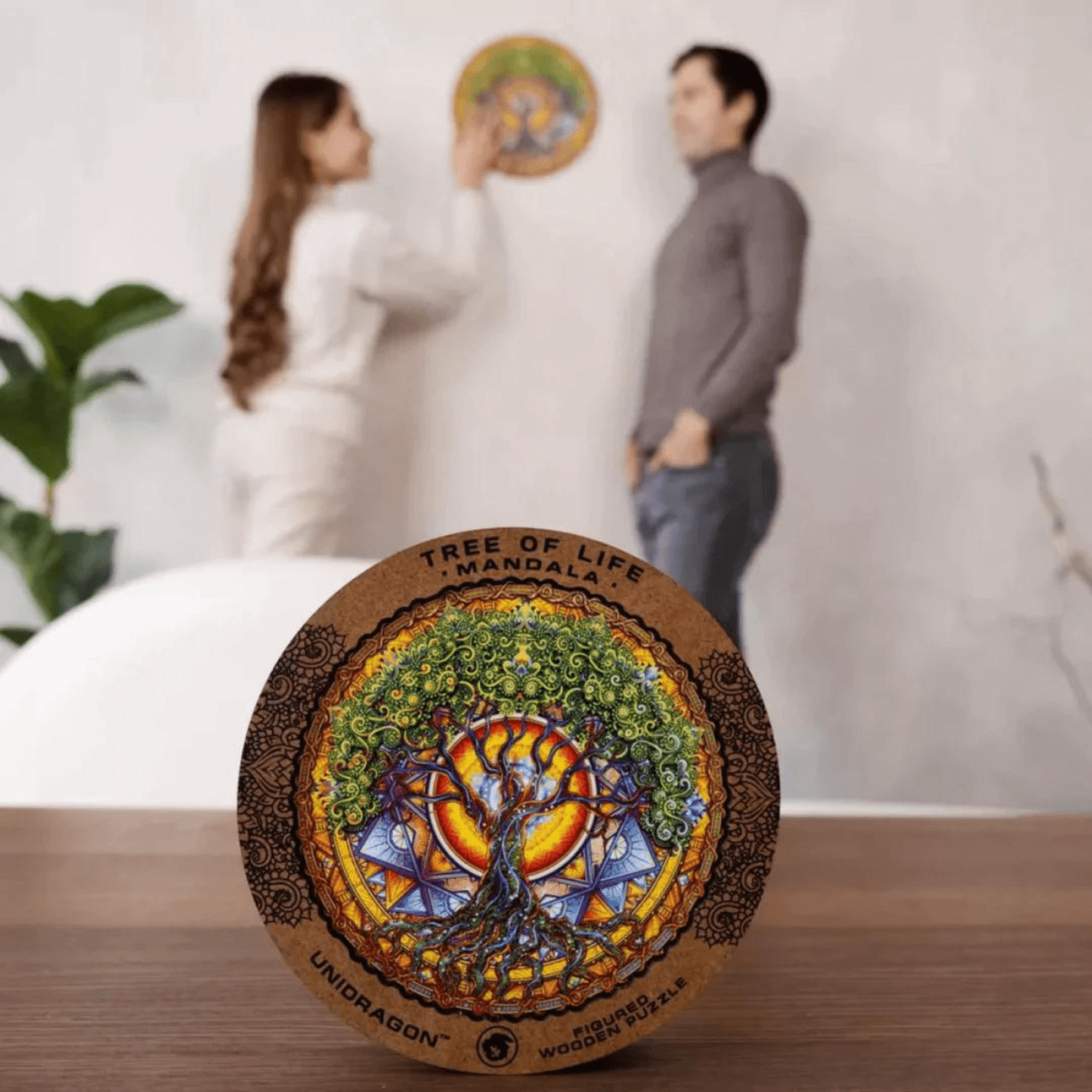 Mandala Puzzle | Tree of Life-Wooden Puzzle-Unidragon--